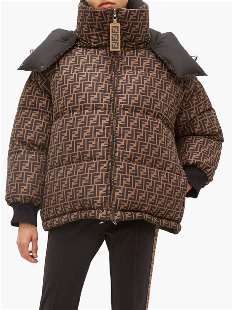 fendi womens puffer jacket|fendi puffer jacket men.